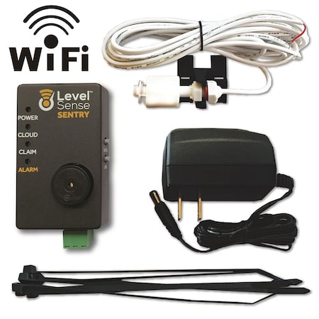 Level Sense Sump Pump Monitor, Wi-Fi Enabled Alarm with Float Switch Detection LS-SENTRY-120V-FLOAT-US-RETAIL